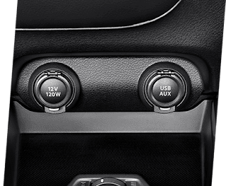 1ST ROW POWER OUTLET